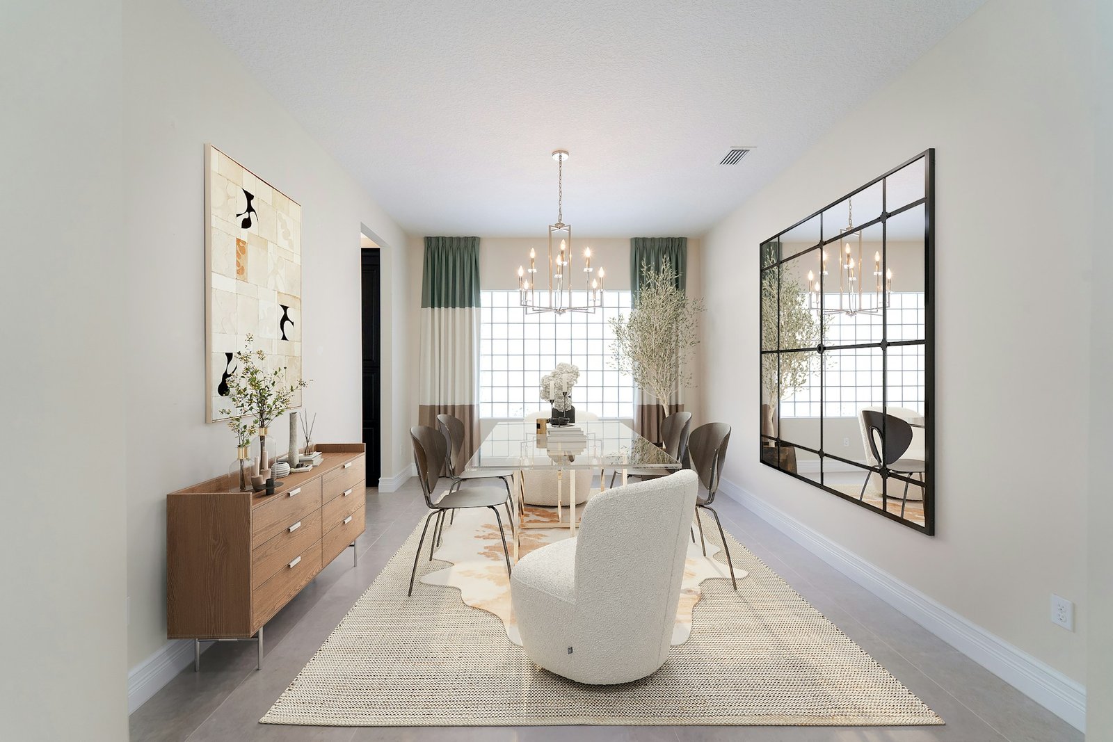 Farbroller streicht erneut über eine bereits gestrichene Wand